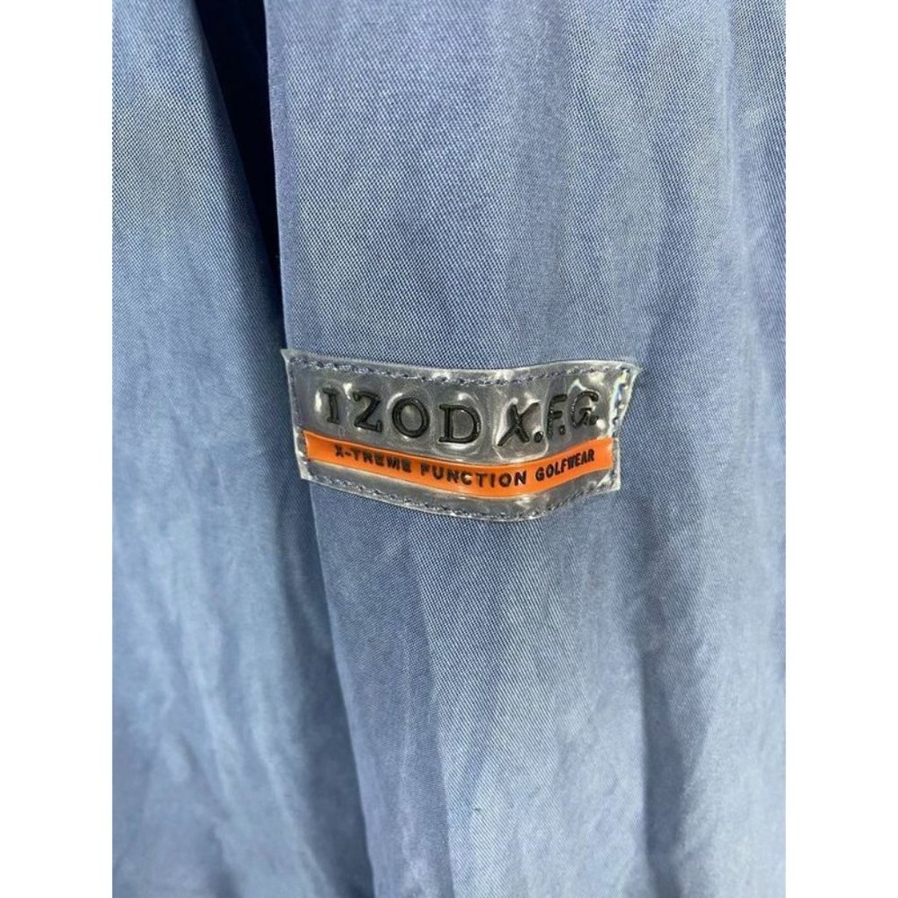 Izod XFG Jacket‎ Adult Large Blue Long Sleeve Pullover Windbreaker Mens. - Picture 4 of 9